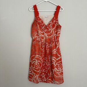 Gap Red Stripe Dress Medium Spring/ Summer